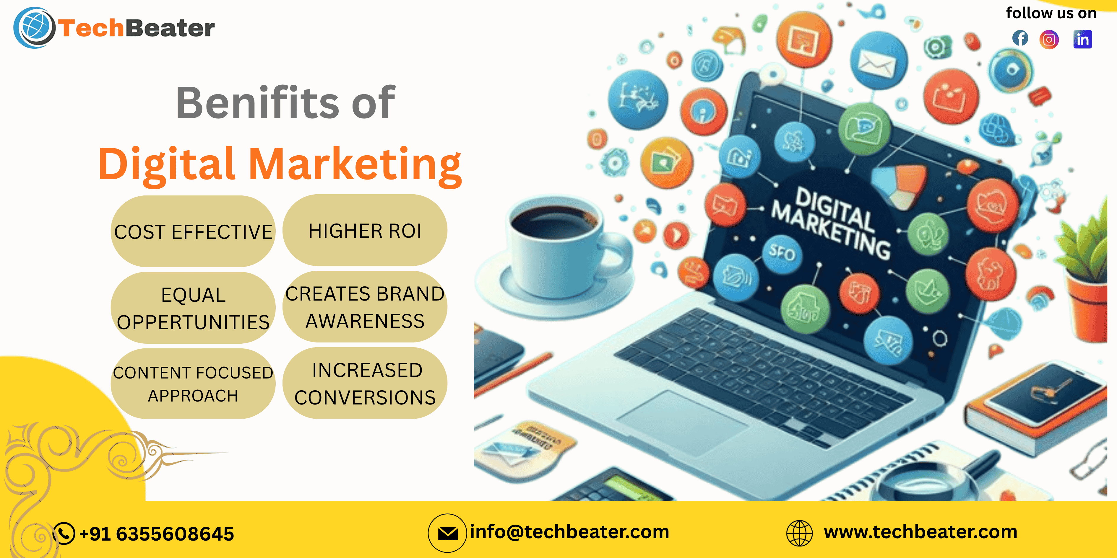 Top 6 Benefits of Digital Marketing for Business Growth